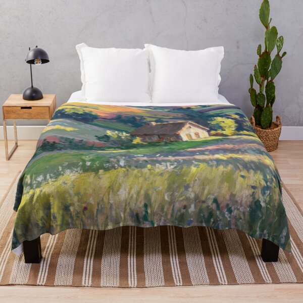 Item preview, Charming Rustic Farmhouse | French Landscape | Impressionist  designed and sold by CARRAANN.