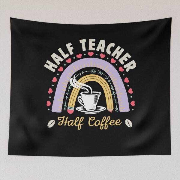 Item preview,  Half Teacher Half Coffee 1 designed and sold by evertshirt.