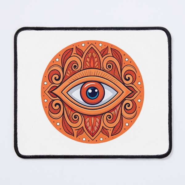 Item preview, Evil eye orange designed and sold by Lucky 777.