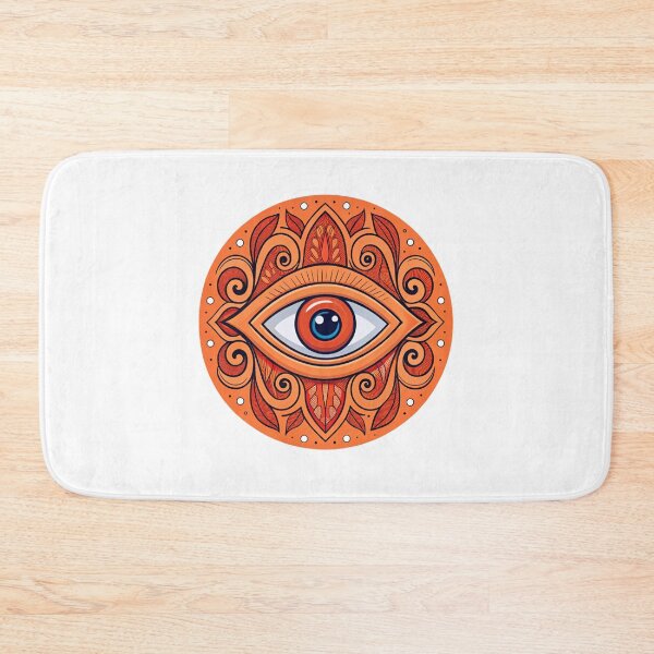Item preview, Evil eye orange  designed and sold by Lucky 777.