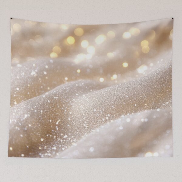 Item preview, Soft waves of shimmering fabric designed and sold by anytka.