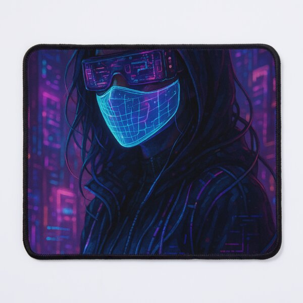 Item preview, Hacker Girl in Neon Masked Future designed and sold by dessertcruzing.