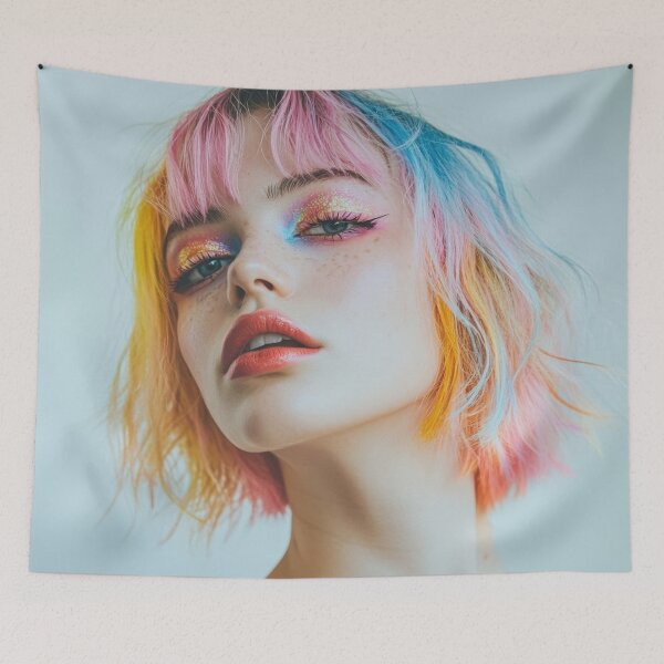 Item preview, Vibrant hair and makeup designed and sold by anytka.
