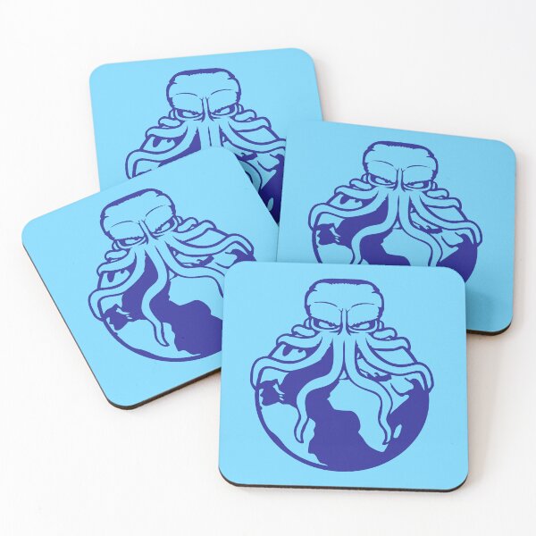 Item preview, Octopus attacks Earth giant alien monster tentacle designed and sold by shirt-o-mat.