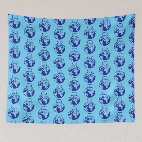 Item preview, Octopus attacks Earth giant alien monster tentacle designed and sold by shirt-o-mat.