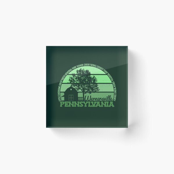 Item preview, Wernersville Pennsylvania Sunset Retro Vintage Local Pride Logo designed and sold by CRHPOD20.