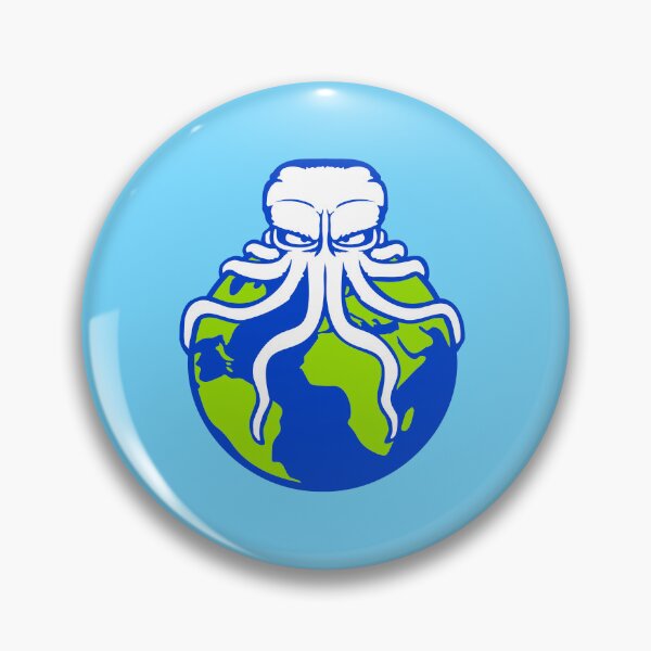 Item preview, Octopus attacks Earth giant alien monster tentacle designed and sold by shirt-o-mat.