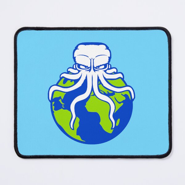 Item preview, Octopus attacks Earth giant alien monster tentacle designed and sold by shirt-o-mat.