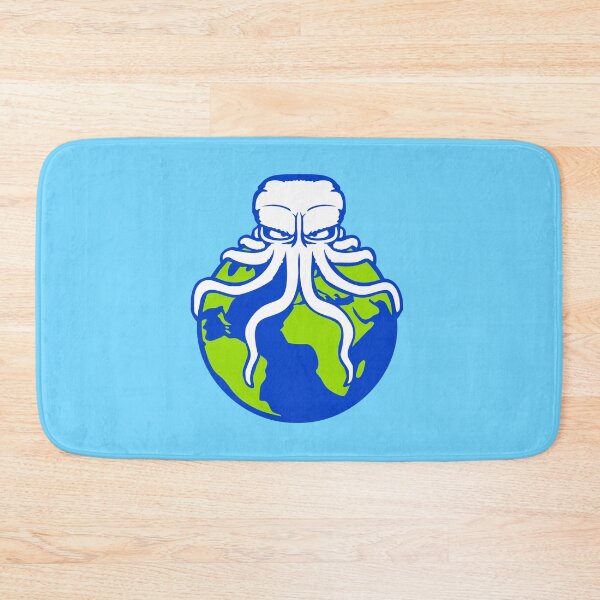 Item preview, Octopus attacks Earth giant alien monster tentacle designed and sold by shirt-o-mat.