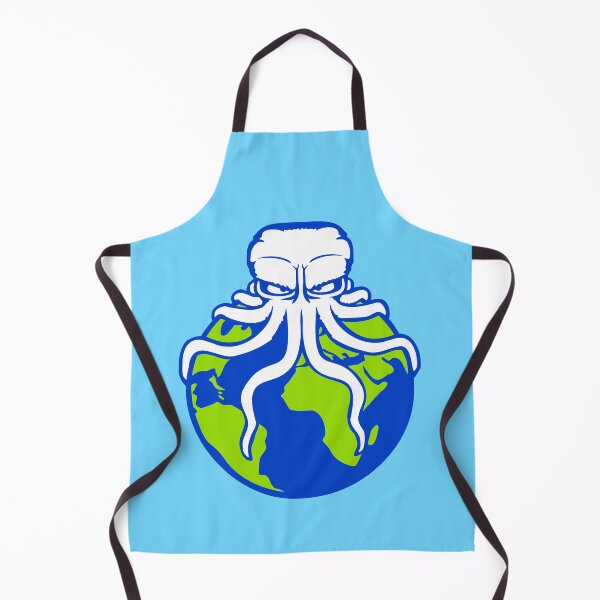 Item preview, Octopus attacks Earth giant alien monster tentacle designed and sold by shirt-o-mat.