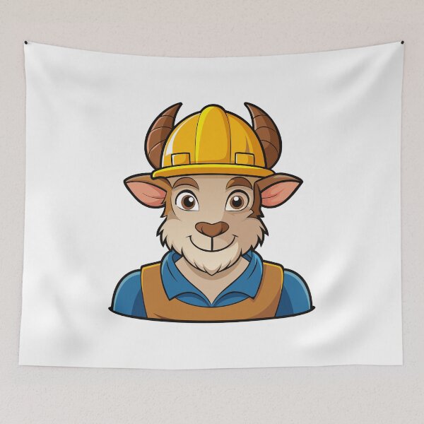 Item preview, Smiling goat builder. designed and sold by GregorySmithRed.