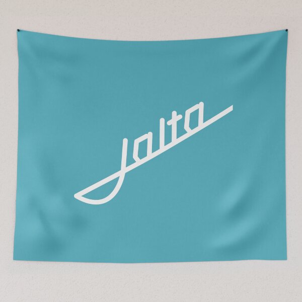 Item preview, Jalta emblem in white designed and sold by knappidesign.