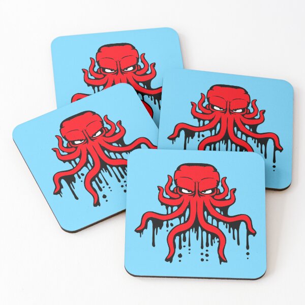 Artikelvorschau, Octopus coole Tinte Graffiti Tropfen Sprühfarbe Tintenfisch entworfen und verkauft von shirt-o-mat.