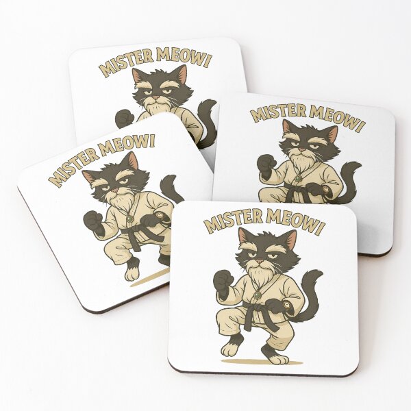 Item preview, Sensei Meowi – The old master of the cat art designed and sold by Kunst-Shirt.