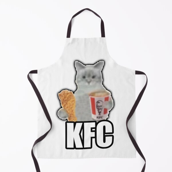 Item preview, Cat with KFC - Meme designed and sold by Mr Monkey Store.