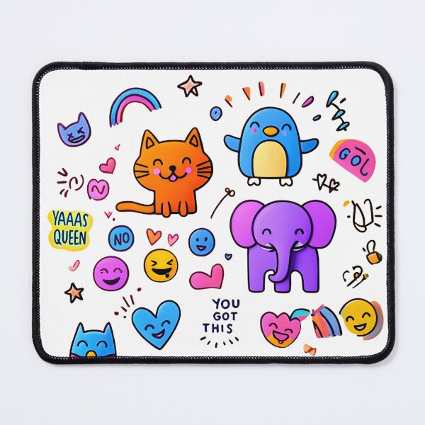 Item preview, Bestie Forever Cute Animals - Yaaas Queen You Got This Friendship Digital Art designed and sold by AnnDesignStudio.