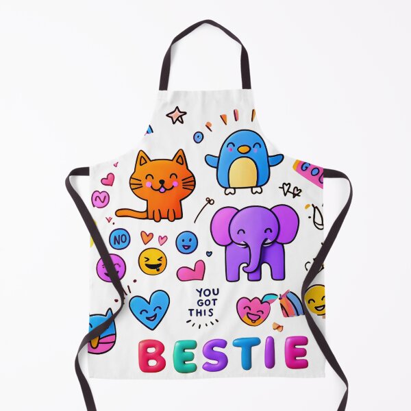 Item preview, Bestie Forever Cute Animals - Yaaas Queen You Got This Friendship Digital Art designed and sold by AnnDesignStudio.