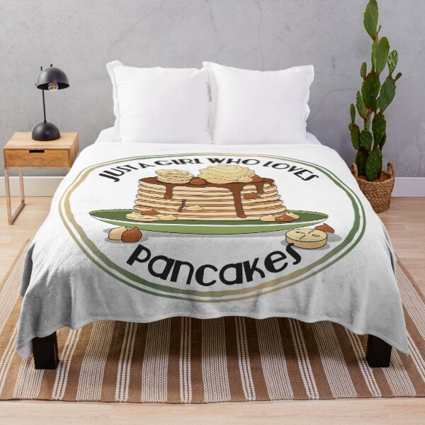Item preview, Just A Girl Who Loves Pancakes designed and sold by bolimj.