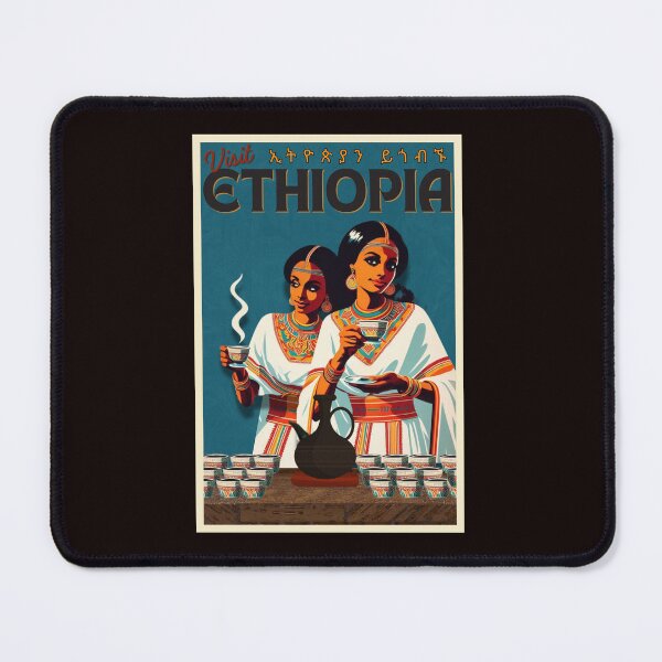 Item preview, Visit Ethiopia Retro Travel: Habesha Coffee Ceremony designed and sold by SHELOPS.