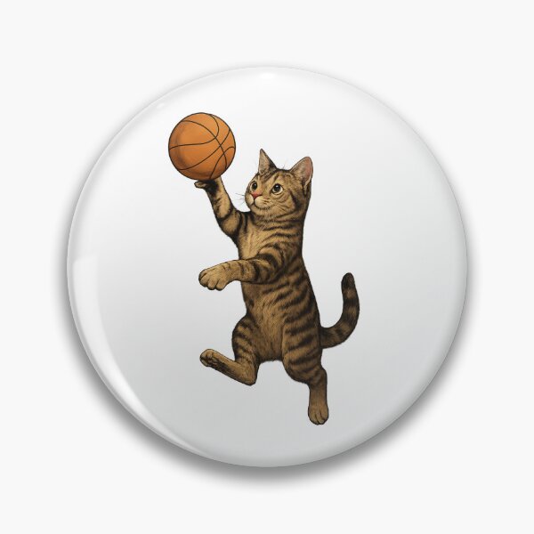 Item preview, Slam Dunk Cat designed and sold by Hazard Designs.