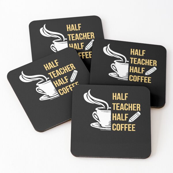 Item preview, Half Teacher Half Coffee 2 designed and sold by evertshirt.