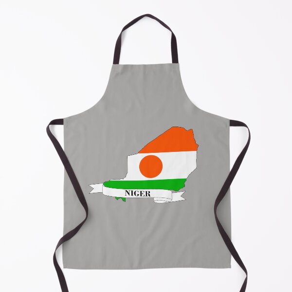 Item preview,  Flag map of Niger designed and sold by visual adventures.