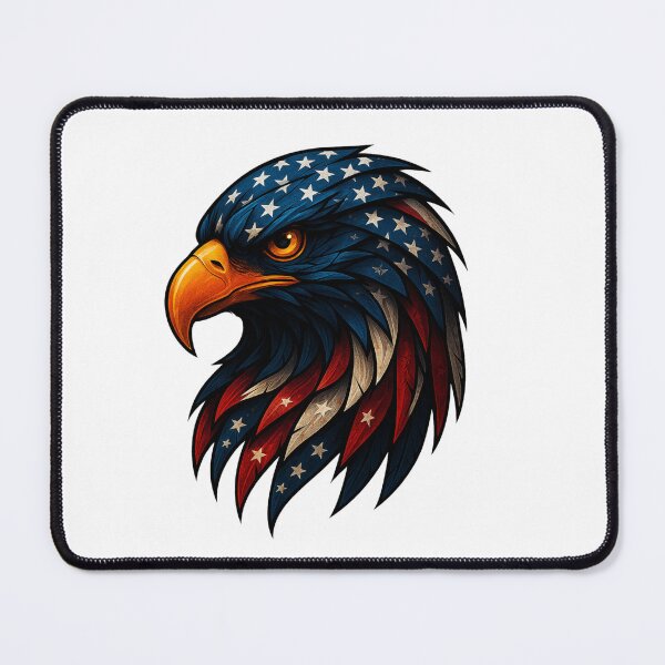 Item preview, American eagle in flag style USA designed and sold by umfhn.
