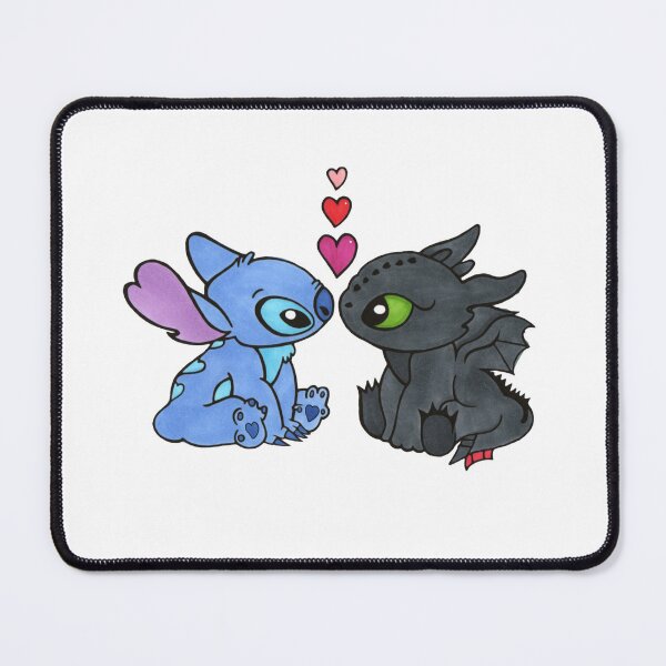 Item preview, Stitch and Toothless Artwork designed and sold by Art Samurai.