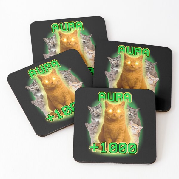 Item preview, Aura +1000 cats designed and sold by VAYA TELA COLEGA.