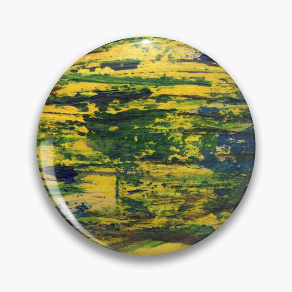 Artikelvorschau, Gelbe Textur Ölpastell abstrakte Schmiere Schmear grün blau horizontale Swipes entworfen und verkauft von pngrktes-art.