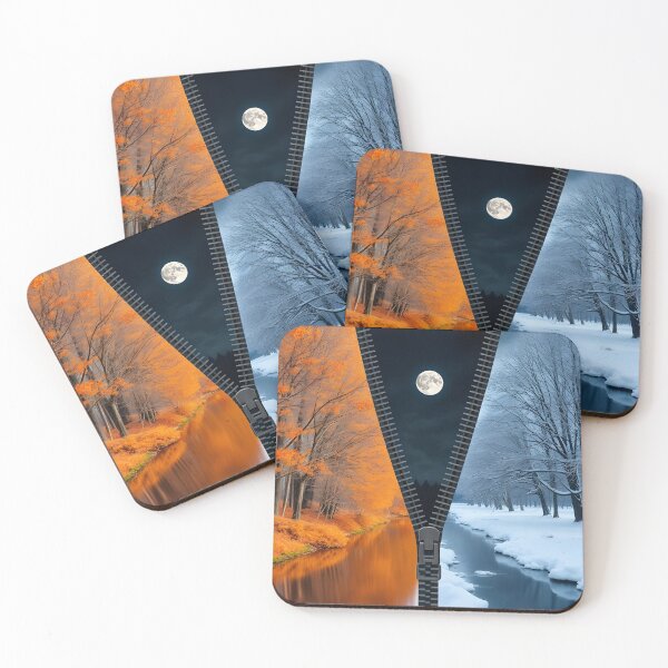 Item preview, Zipper Moon – Transition Between Autumn and Winter designed and sold by harry mac.