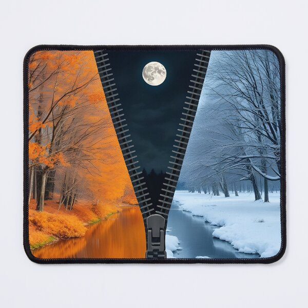 Item preview, Zipper Moon – Transition Between Autumn and Winter designed and sold by harry mac.