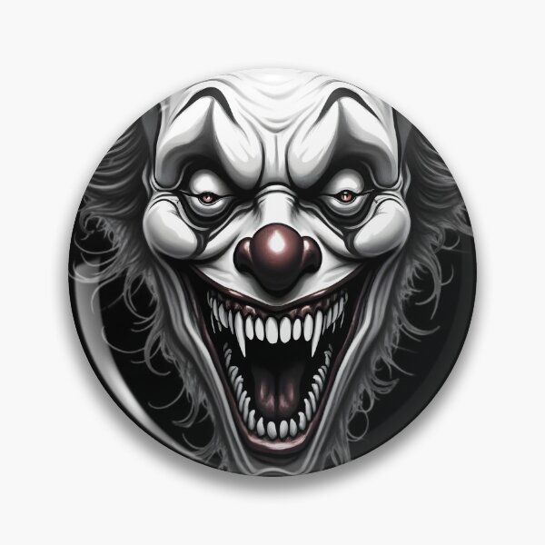 Item preview, Sinister Grin: Scary Clown Portrait designed and sold by ShadowAndSlate.