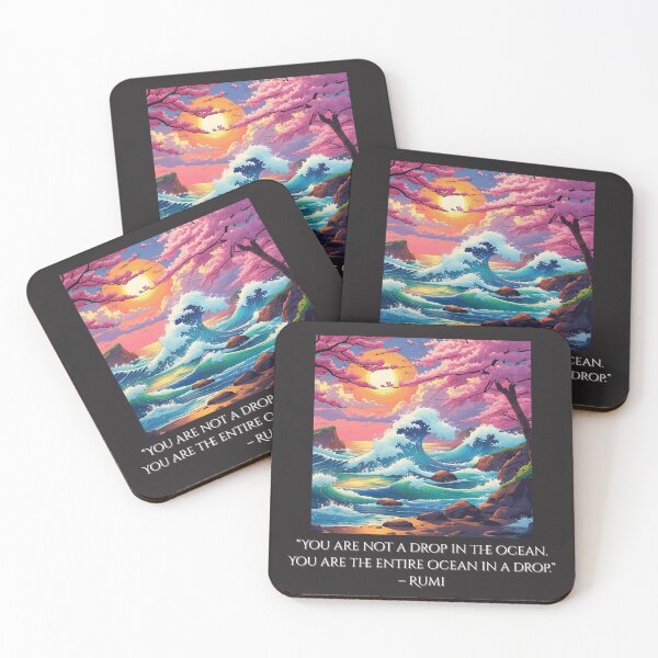 Item preview, Rumi - Drop In The Ocean designed and sold by N-Joy-Art.