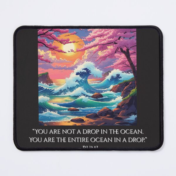 Item preview, Rumi - Drop In The Ocean designed and sold by N-Joy-Art.