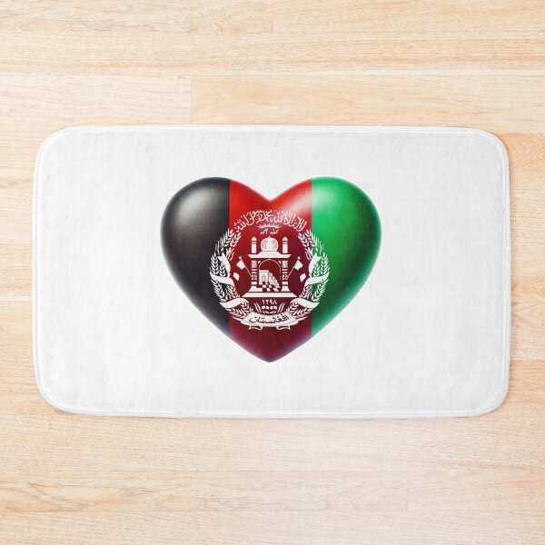Item preview, Afghanistan Heart Flag Watercolour Style designed and sold by FlagWardrobe.
