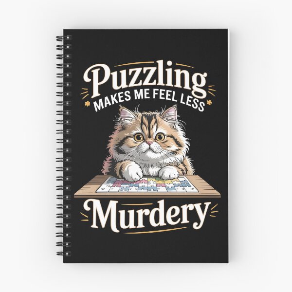 Item preview, Puzzling Makes Me Feel Less Murdery designed and sold by Redgiant87x.