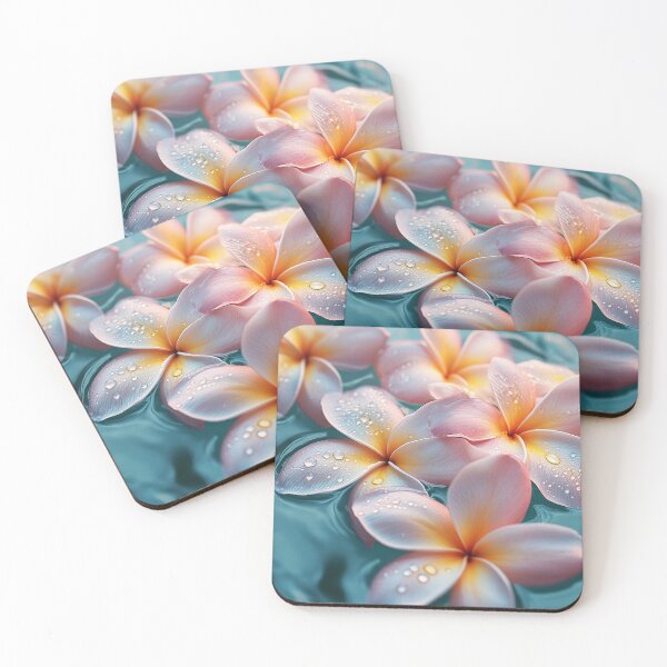 Item preview, Floating Plumerias designed and sold by SirenSpellStudios.