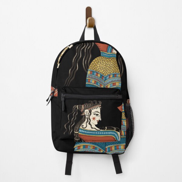 Item preview, Mycenaean Woman - Ancient Greek Fresco Inspired Illustration designed and sold by Ancient-Tales.