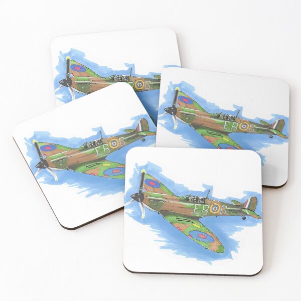 Item preview, Spitfire Illustration designed and sold by BexcatArts.