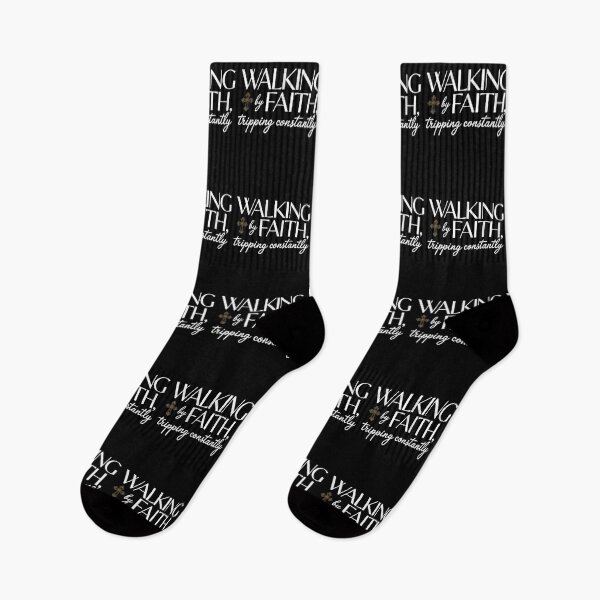 Item preview, Walking By Faith Tripping Constantly Minimalist Christian T-Shirt designed and sold by ketkacreations.