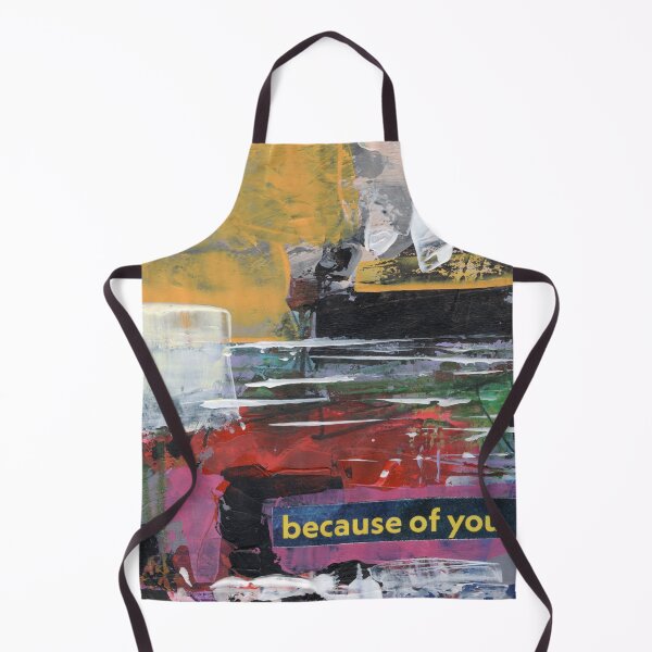 Item preview, Because of You Emotional Texture Abstract Lines Bold Colors Heartfelt Collage Paper Mixed Media designed and sold by pngrktes-art.