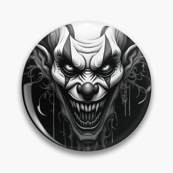Artikelvorschau, Spiked Terror: Finsterer Clown entworfen und verkauft von ShadowAndSlate.