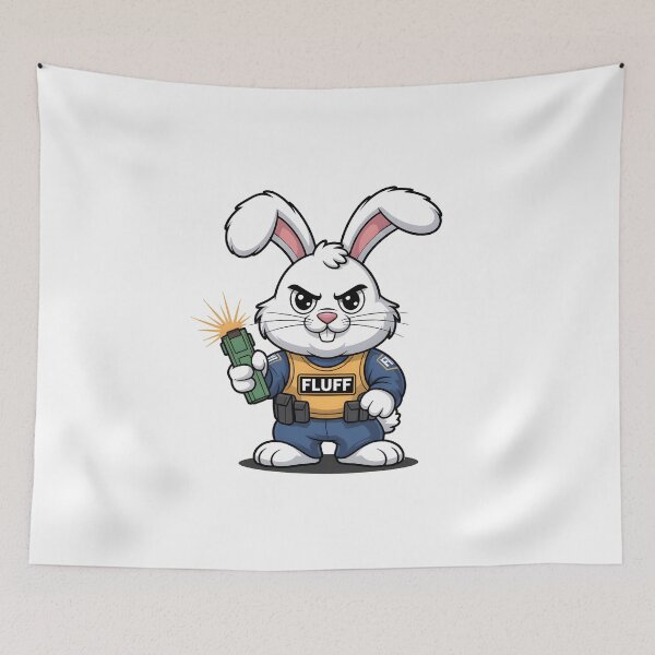 Item preview, Fluff Unit Bunny  designed and sold by Fragy72.