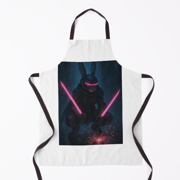 Item preview, Cyberpunk Bunny Bounty Hunter in Rain designed and sold by dessertcruzing.