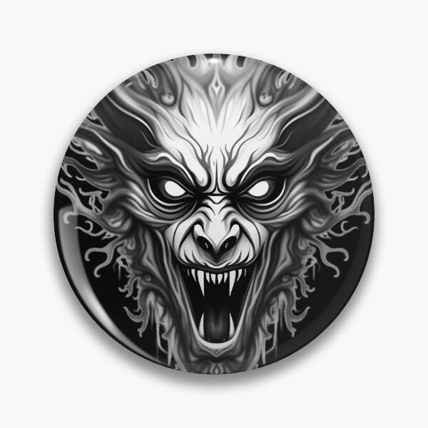 Item preview, Primal Fury: Tribal Demon Head designed and sold by ShadowAndSlate.