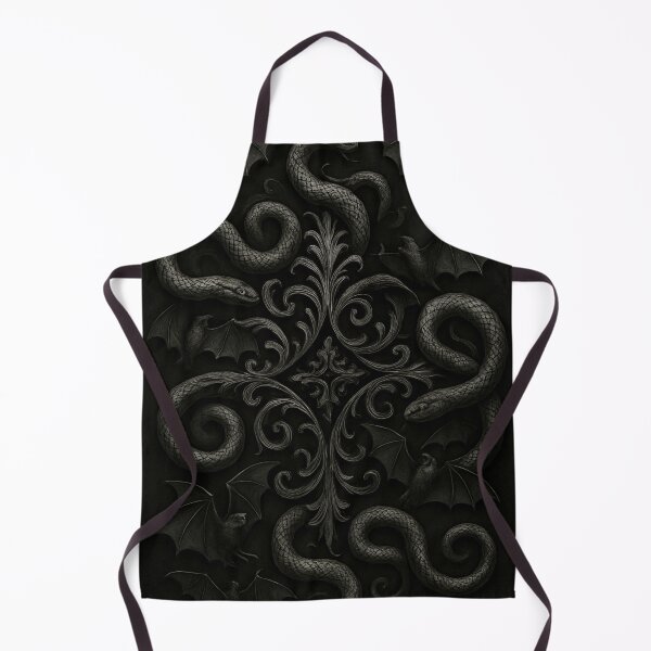 Item preview, Gothic Swirl – Serpents and Bats in Shadow designed and sold by Red_5.