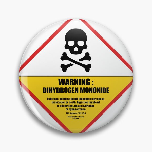 Item preview, Dihydrogen Monoxide designed and sold by BrightNook.