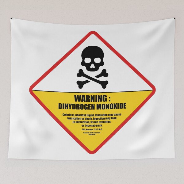 Item preview, Dihydrogen Monoxide designed and sold by BrightNook.