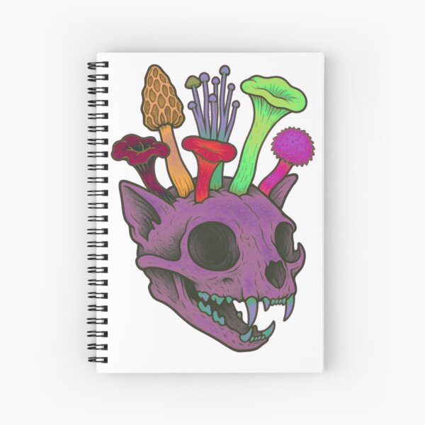 Item preview, Mushroom Cat Skull Faded designed and sold by WarpedKitten.